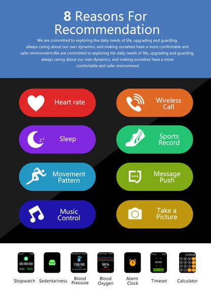 LIGE 2025 Smart Watch Men 1.85'' Screen Lady Gift Sports Fitness Watches Bluetooth Calling Digital Wristwatch For Android Phone