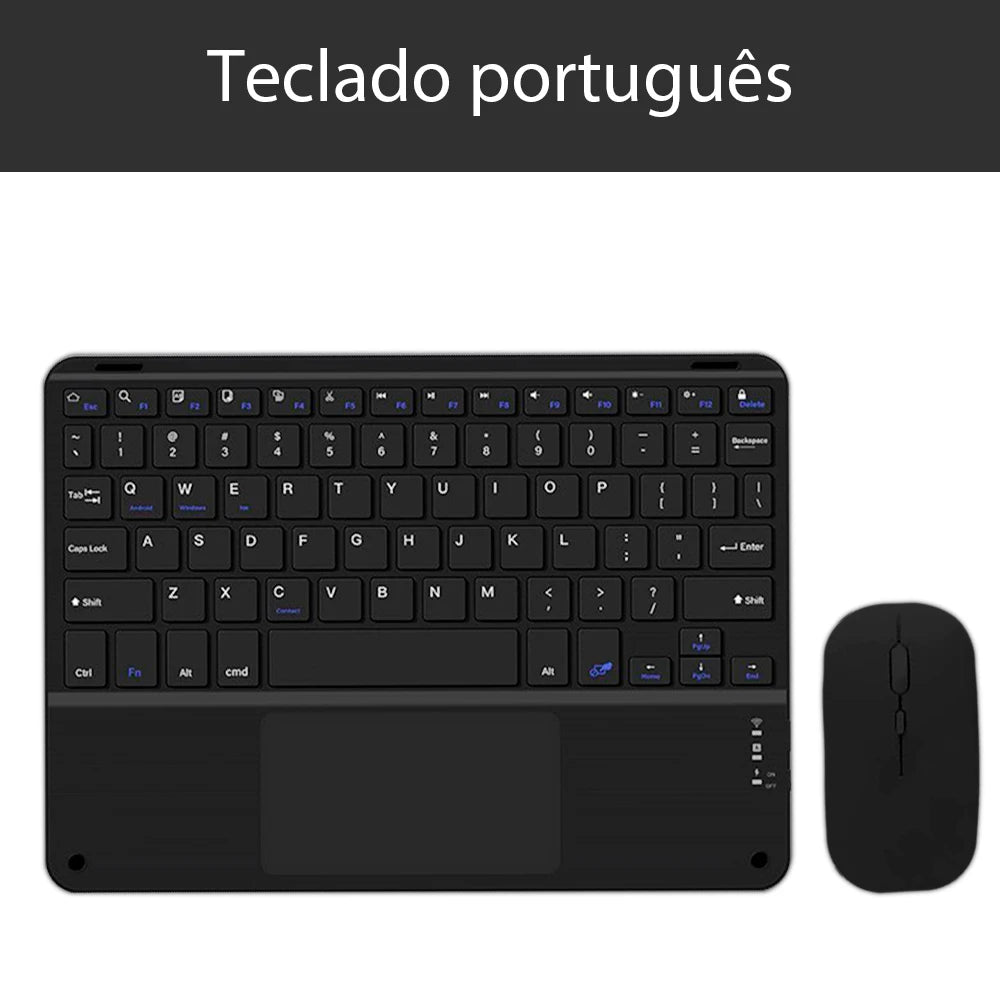 Bluetooth Wireless Keyboard Android IOS Windows Black Keyboard And Mouse Extra Long Standby Tablet Keyboard IPad Keyboard