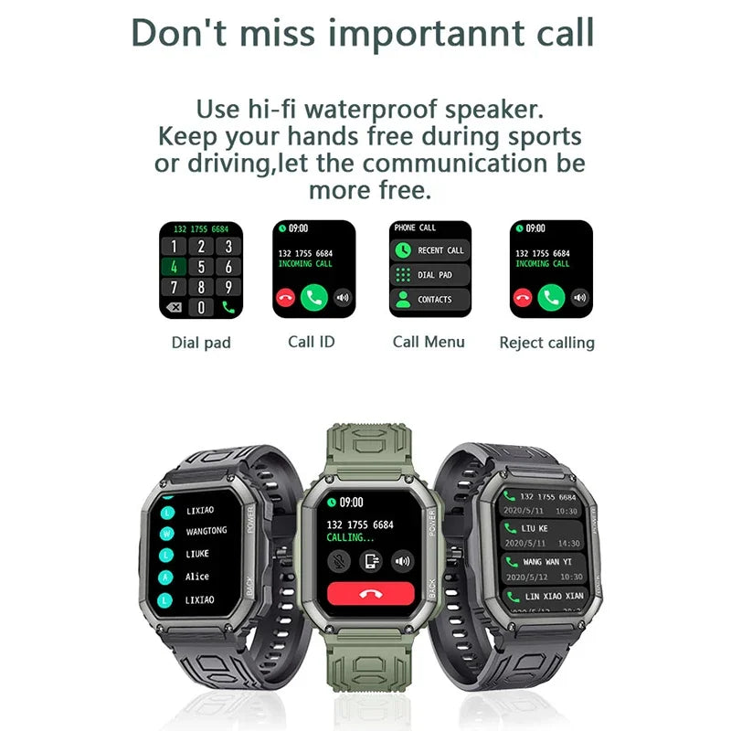 Smart watch 2025 Watches Men Women Fitness Sports Smart Watch Motion Tracking Waterproof Bluetooth Call Clock For Huawei Xiaomi