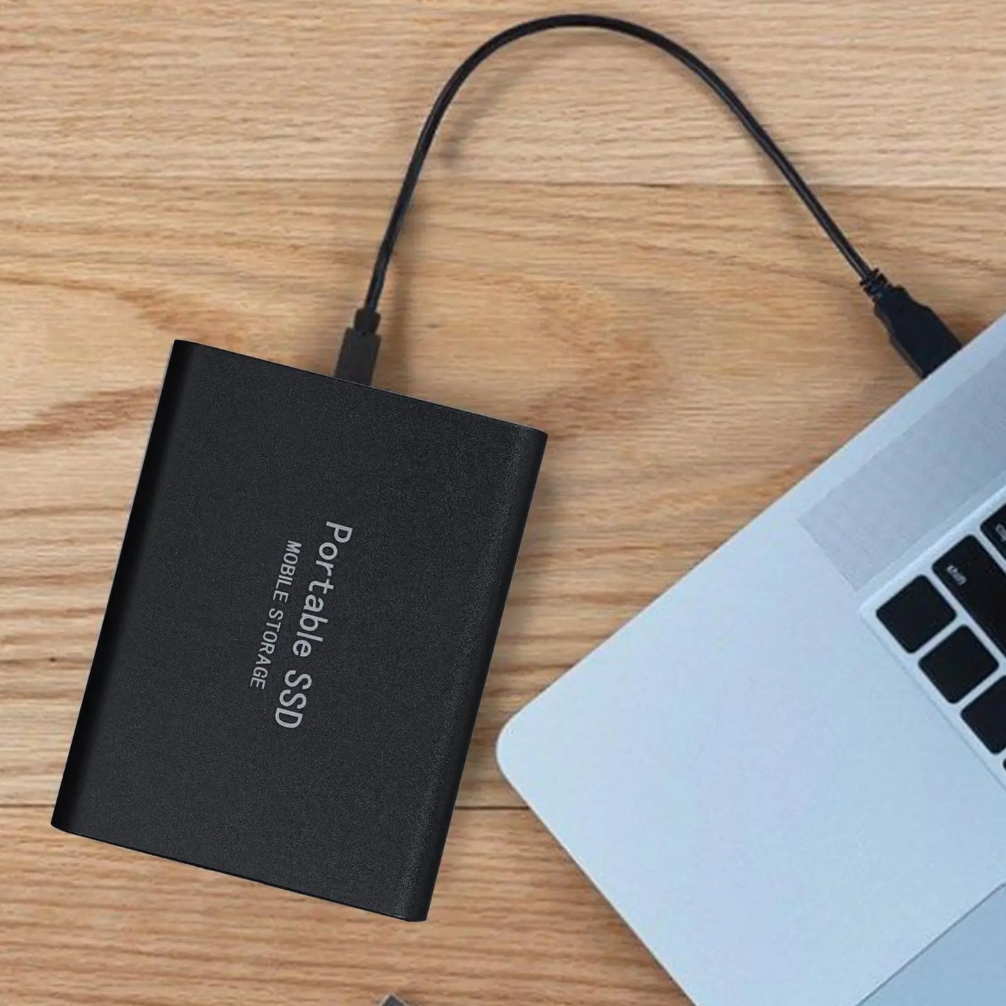 500GB Portable SSD High Speed External Hard Drive Portable Hard Drive Lightweight Design Mass Solid Drive for Phone Laptop