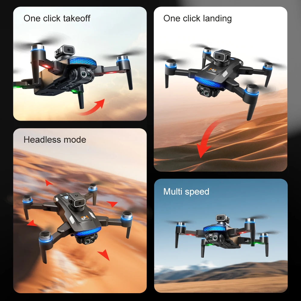 Xiaomi M6 Drone 8K Professional Aerial HD Camera 5G WIFI Intelligent Obstacle Avoidance With Screen Remote Control Drone Toys