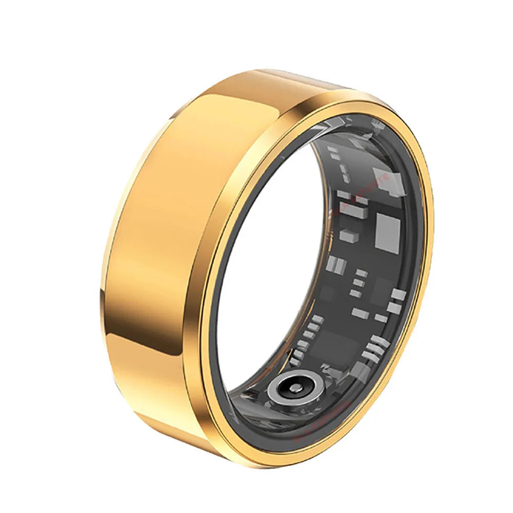 NEW Smart Ring Military Grade Titanium Steel Smart Rings for Women Men Health Monitoring IP68 & 5ATM Waterproof Multi-sport Mode