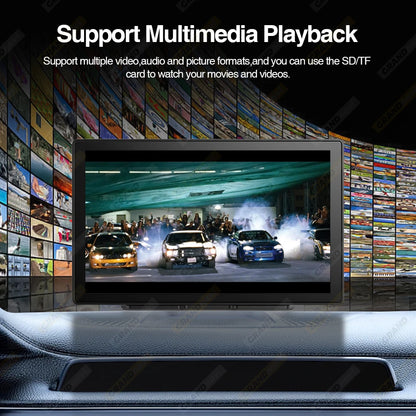 9 inch Car Radio Multimedia Video Player CarPlay Android Auto IPS Touch Screen AUX Input Bluetooth MirrorLink Universal