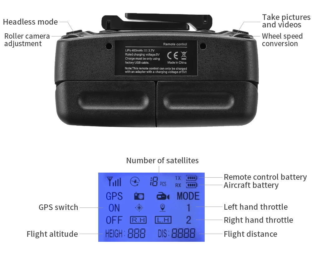 New N800 Pro2 GPS Drone Professional 8K HD Camera With Obstacle Avoidance 3-Axis Gimbal Brushless 5G WIFI FPV RC Dron Quadcopter