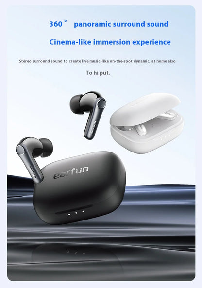 EarFun Air Pro 4 Wireless Earphone Active Noise Reduction HI-FI Bluetooth5.4 Earphones E-sports IPX5 Waterproof PC Gamer Earbuds