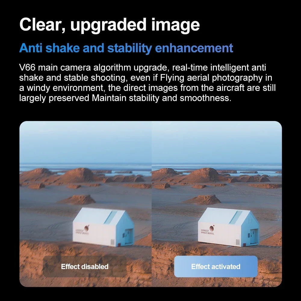 XIAOMI 10000M V66 Mini RC Aerial Drone 8K Professinal Wide Angle HD Dual Camera Intelligent Obstacle Avoidance Drone Toys New
