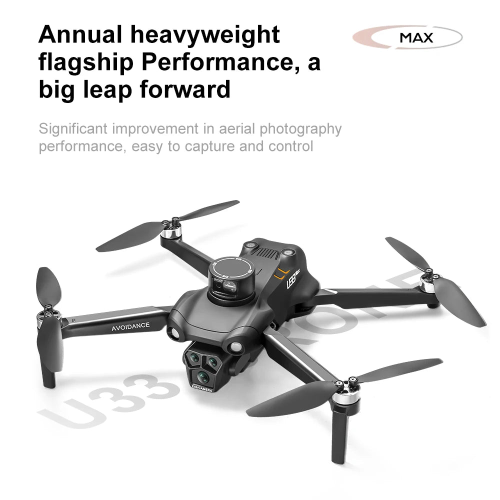 Professional GPS Drone 2025 U33 U99 with 8K Camera 360 Laser Obstacle Avoiding Touch Screen Brushless Motor FPV 5G RC Dron Toys