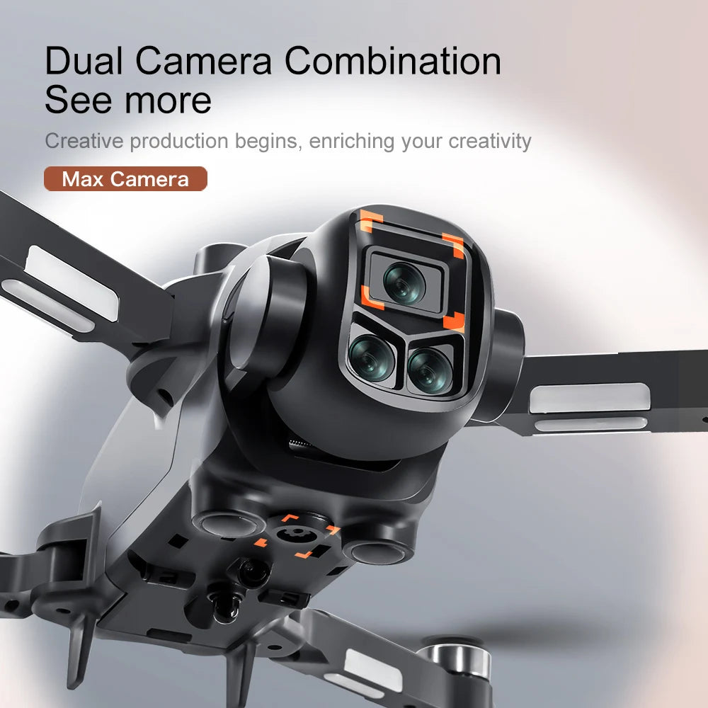 V156 MAX Drone 8K Camera HD With Screen Optical Flow Intelligent Obstacle Avoidance Foldable Brushless Motor Quadcopter Toy UAV
