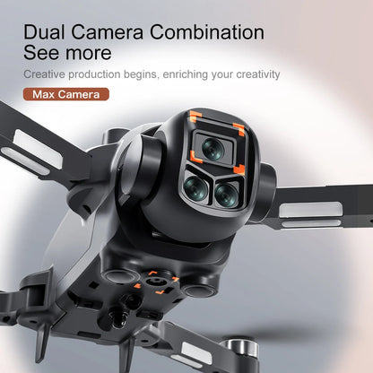 V156 MAX Drone 8K Camera HD With Screen Optical Flow Intelligent Obstacle Avoidance Foldable Brushless Motor Quadcopter Toy UAV