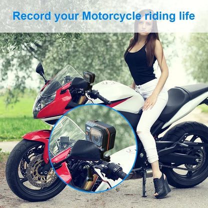 4K HD 60FPS Mini Camera Wifi Outdoor Sport 170° Wide Angle Action Kam Waterproof Bike Motorcycle Helmet Body Cam with LED Screen