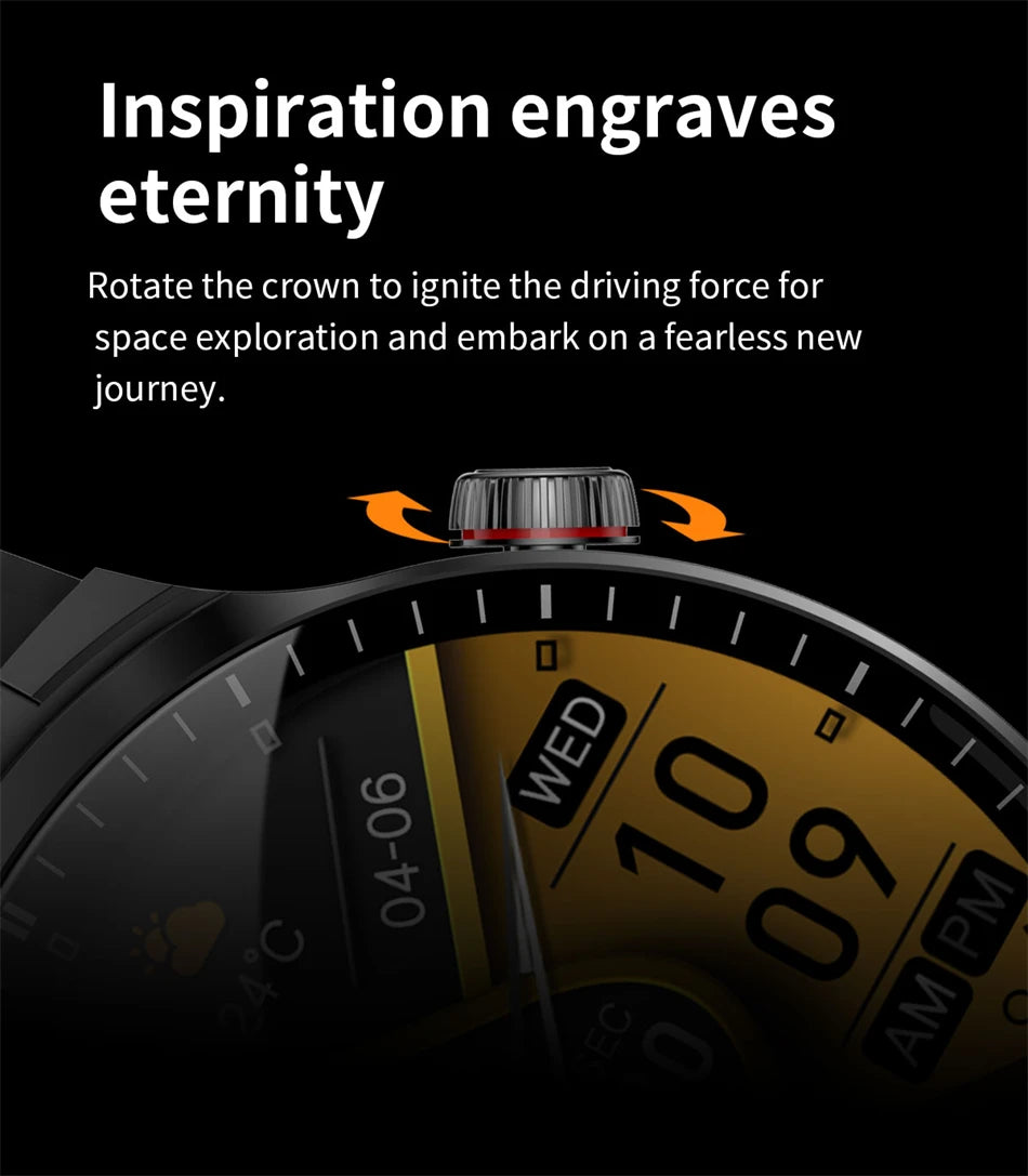 LIGE 2025 Smart Watch 2 in 1 With Earphone Smartwatch Bluetooth Call Men Watch AI Voice Heart Rate Monitor Play Music SmartWatch