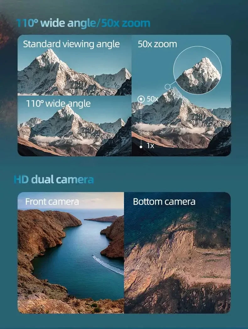 Professional 3-axis PTZ KAITWO PRO Drone 8K 5G with Screen Control 360° Laser Obstacle Avoidance Brushless Quadcopter GPS RC UAV