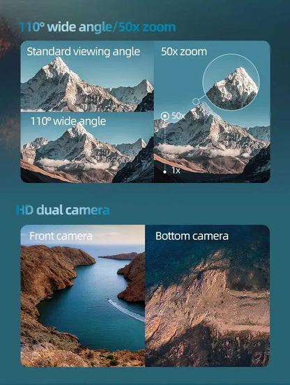 Professional 3-axis PTZ KAITWO PRO Drone 8K 5G with Screen Control 360° Laser Obstacle Avoidance Brushless Quadcopter GPS RC UAV