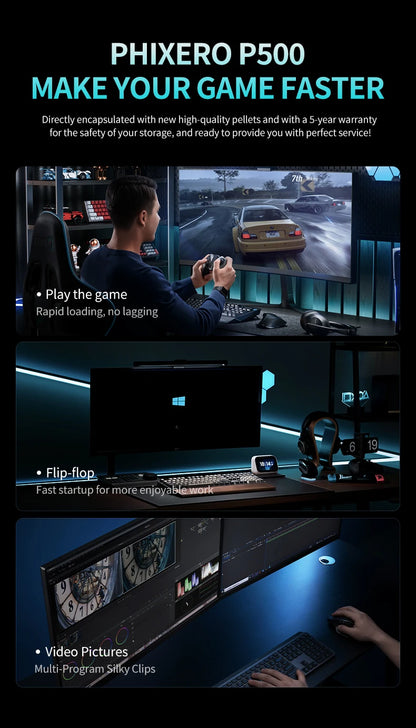 PHIXERO SSD HDD 2.5 Hard Disk SSD 1TB 2TB 512GB 128GB 256GB HD SATA 4TB Disk solid state drive Internal Hard Drive for Laptop PC