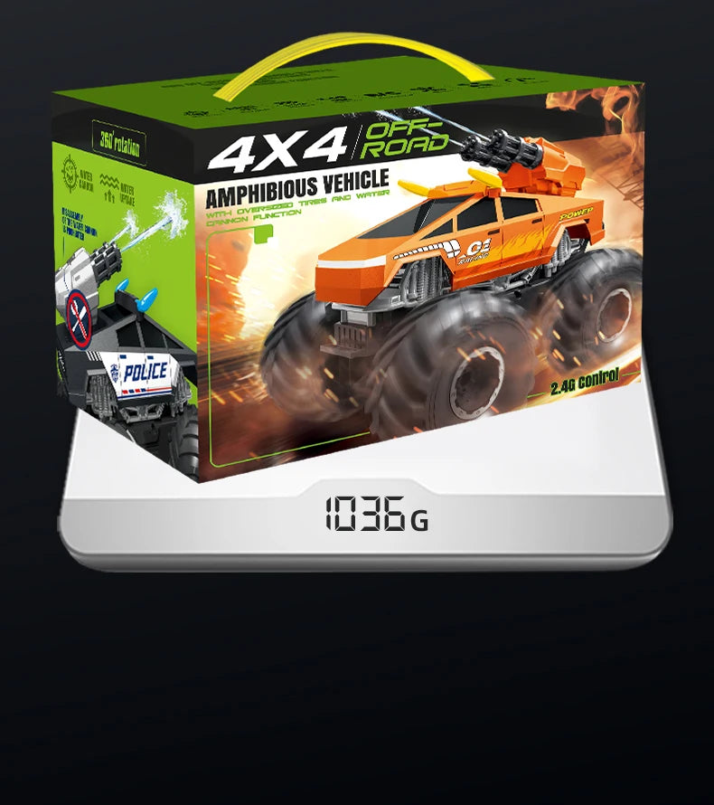 RC Car Amphibious Climbing Off-Road Drift Vehicle Children's Toy 2.4G Remote Control Cars Model Toys for Boys Christmas Gifts