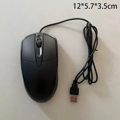 Hot Selling Neutral Wired Mouse 2.4Ghz With USB Cable Ergonomic Ultrathin Mice For PC Laptop Business Computer Office Mouse 1.2m