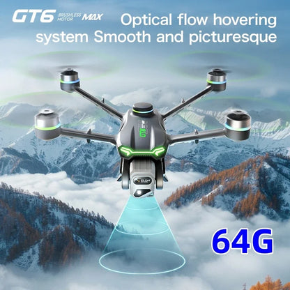 GT6 Max drone 5G screen remote control GPS positioning high-definition aerial photography brushless motor folding drone