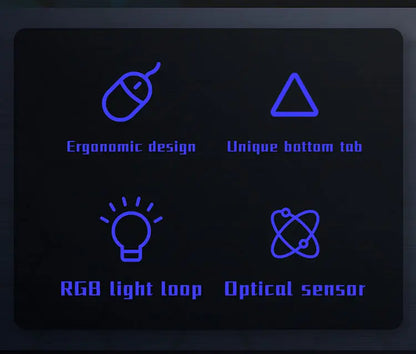 2025 Latest High Quality Ergonomic Design Gaming Mouse Desktop Computer Laptop USB Backlit Mouse Manufacturers Hot Sale
