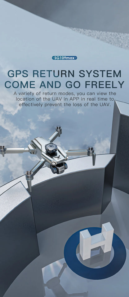 SG109 PRO Max Drone 4k GPS 8K HD Dual Camera Professional Aerial Photography UAV Brushless Motor Quadcopter Toys Aircraft