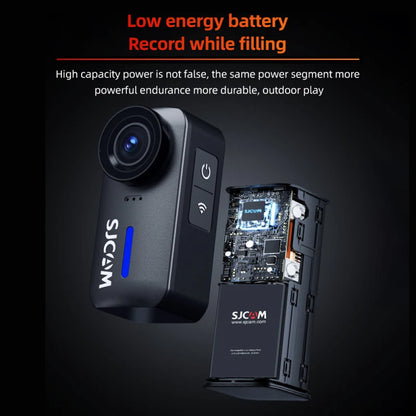 SJCAM C110+ 4K 30FPS Action Camera WiFi Sports Camera 170° Wide Angle Lens w/ Distortion Correction 6-Axis Gyro IP65 Waterproof