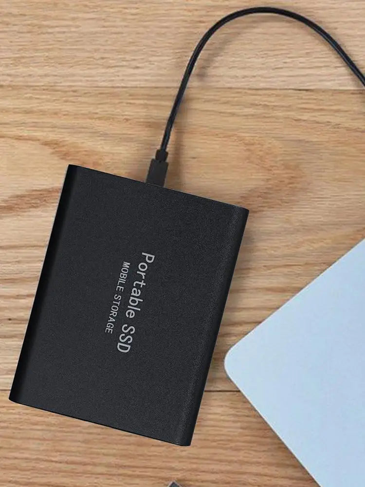 500GB Portable SSD High Speed External Hard Drive Portable Hard Drive Lightweight Design Mass Solid Drive for Phone Laptop