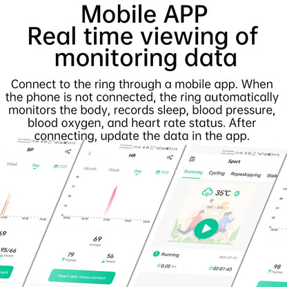 smarthealth R1000 Fitness Tracker Waterproof Connected Ring Man Remote Control Electronic Swimming Pool New Arrival Smartring