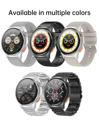 2025 New ECG+PPG Smartwatch Men's NFC Full Screen Touch Health Monitoring Bluetooth Call Smart Watch Android IOS