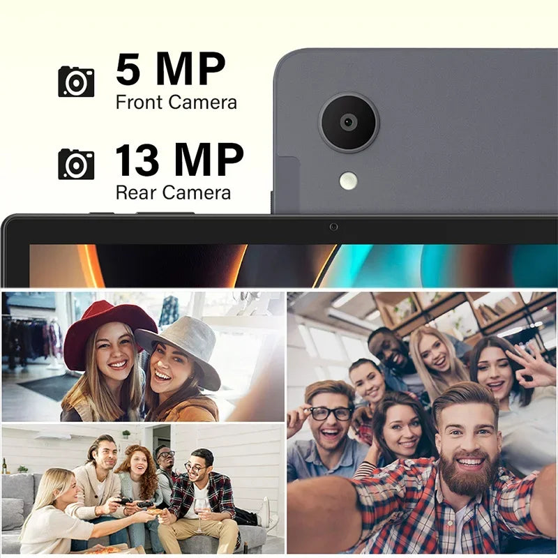 Android 15 Tablet with Keyboard, 12GB RAM (6+6), 128GB Storage, 1TB Expandable, 8000mAh Battery, 10.95 Inch 2-in-1 Tablets PC