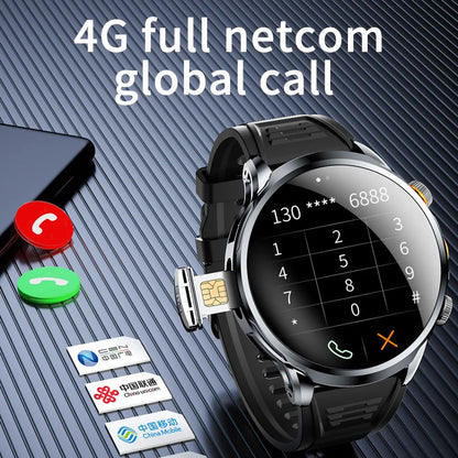 2024 H18 Smart Watch 1.85'' Large Screen HD Display 5G SIM Card WIFI Video Call Side Camera Fitness Tracker Pedometer for Men