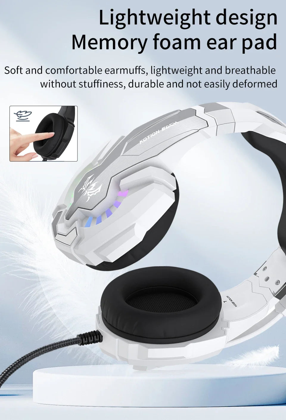 Gaming Headpset Headphone 3.5mm Wired Gaming Headset Earphones Noise Cancelling Stereo Sound With Mic For PC PS4 PS5 Xbox Bass