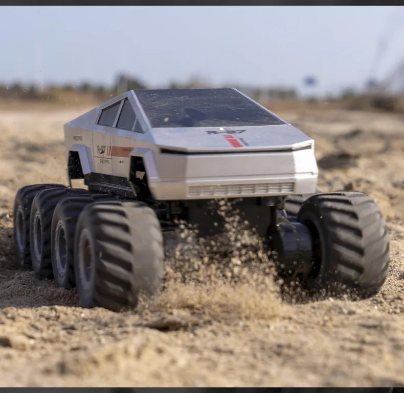 JHD For JJRC Q218 2.4g Amphibious Rc Remote Control Car Eight Wheel Stunt Car Amphibious All Terrain Four-Wheel Drive Climbing