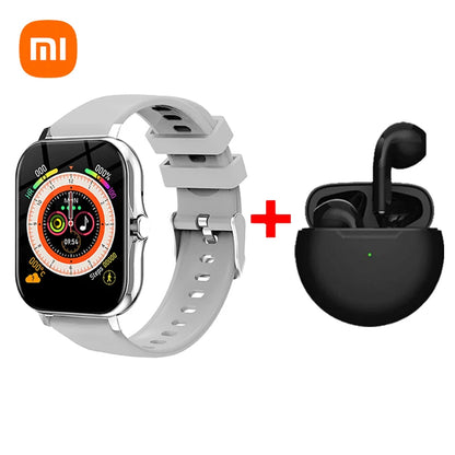Xiaomi NEW Smart Watch Women Men Lady Gift Sport Fitness Watches Heart Rate Monitor Waterproof Smartwatch For Phones Android IOS