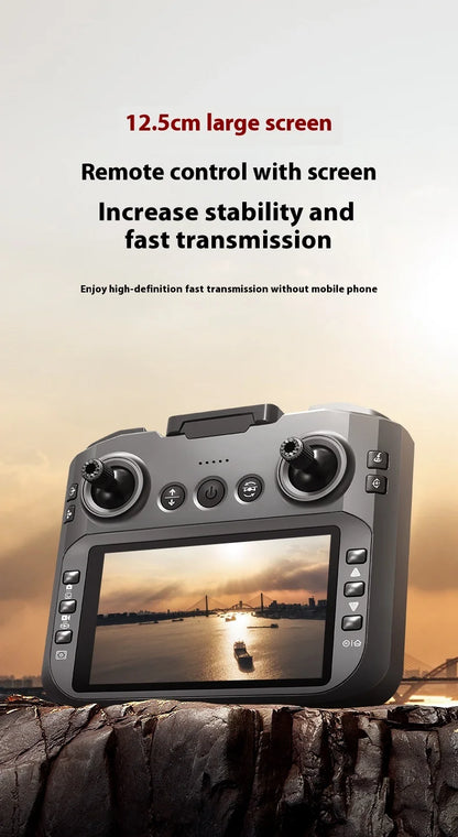 2025 New Xiaomi S156 Professional Drone With 8k Camera 5g Wifi Fpv Uav Quadcopter Obstacle Avoidance Remote Control Screen