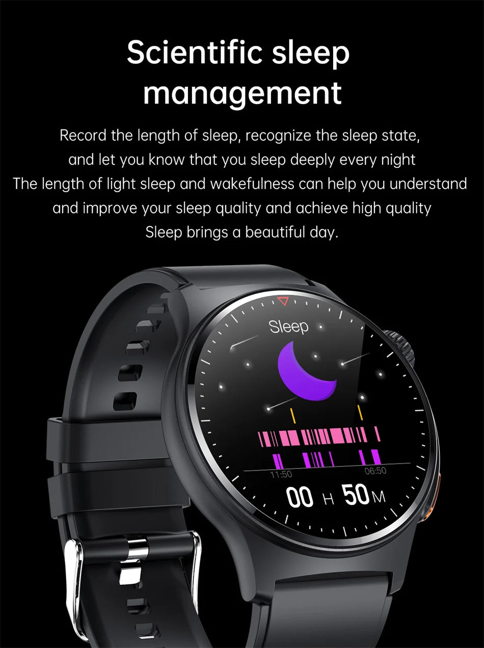 Men's Bluetooth Call Smart Watch GPS Sports NFC Health Monitoring Weather Data Waterproof Smartwatch 2025 New