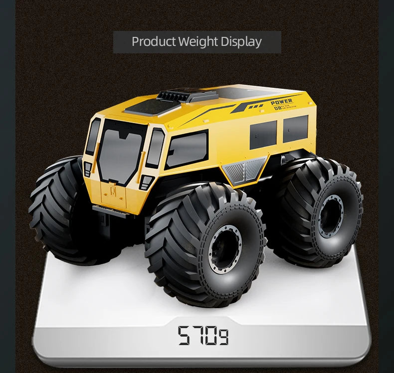 NEW RC Cars 4WD All Terrain Cross Country Car RC Water Land Amphibious 2.4G Toy Drift Racing Remote Control Car Kids Gift