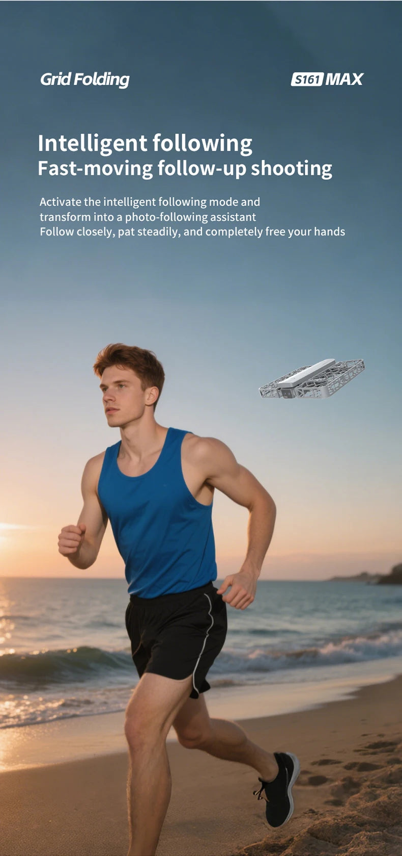 Original Mini Drone Flying Camera S161 RC Dron 8K HD Aerial Photography Pocket UAV with Screen Control Brushless Full Enclosure