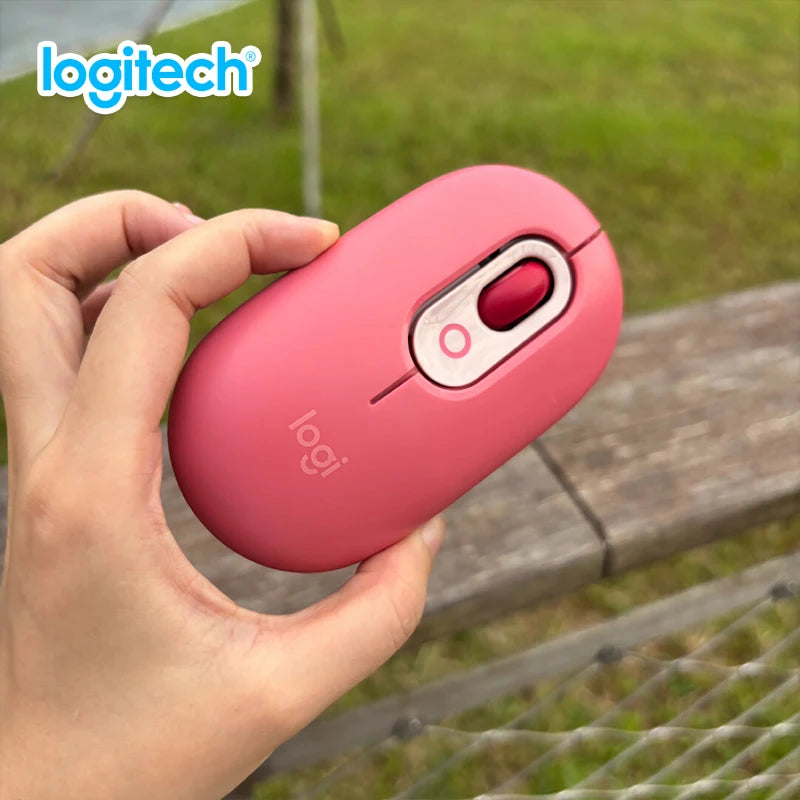 Logitech M350 POP MOUSE Wireless Bluetooth Mouse Girls Small Cute Computer iPad Office Home Notebook