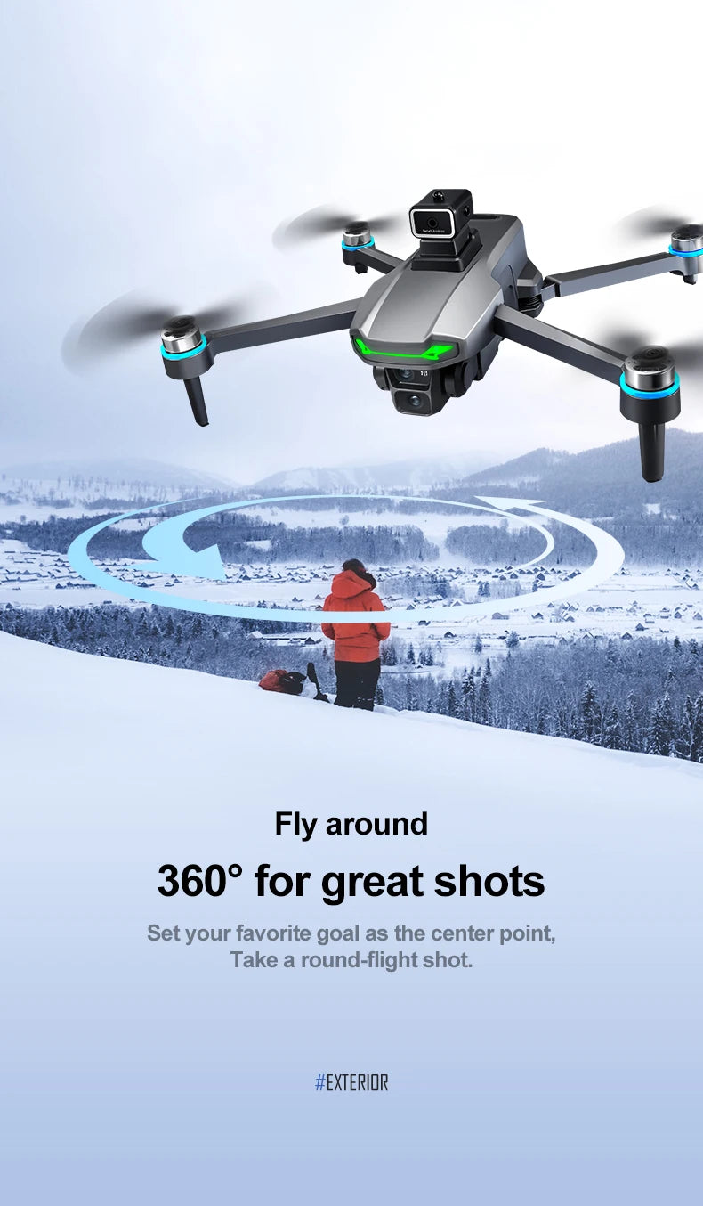 Beast SG601 PRO With Screen GPS Drone Aerial 8K HD Professional Quadcopter Obstacle Avoidance Brushless Remote Control Aircraft