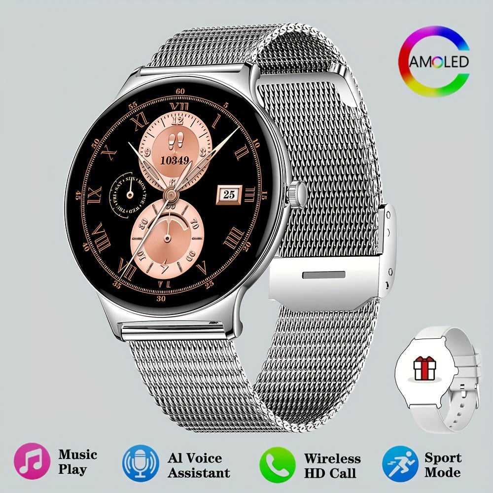 2025 Smart Watch Man Woman Ultra-thin Gift Full Touch Screen Sports Fitness Watch BT Call Digital SmartWatch For Android IOS New