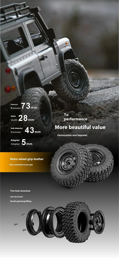 Official Licensed 1/12 4WD Off-Road RC Car MN98 Mn99S 2.4G Remote Control SUV Version Electric Climbing Car Model Toys for Kids