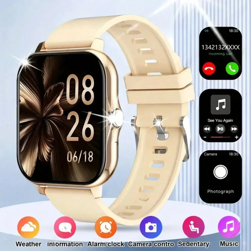 2025 Smart Watch 1.83'' Touch Screen - Bluetooth Calls, Heart Rate/Sleep Monitor, 50 Sports Modes, Waterproof
