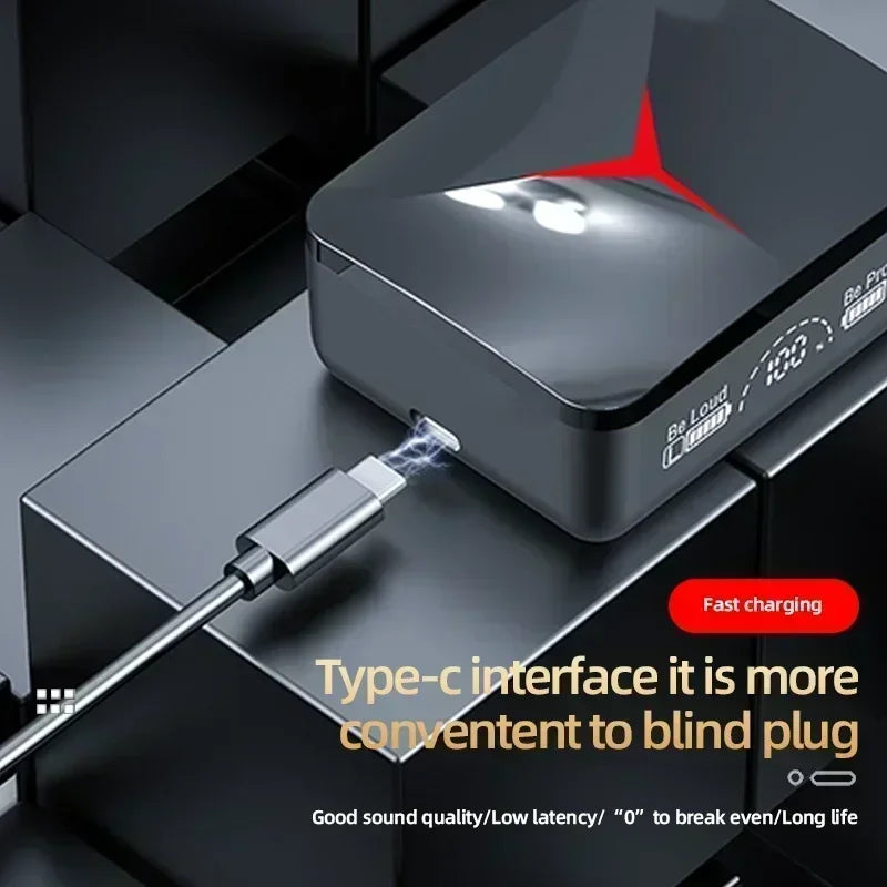 M90 Wireless Headphones TWS Bluetooth Earphones Touch Control Sport Earbuds Hifi Stereo Gaming Headset With Mic For Smartphone