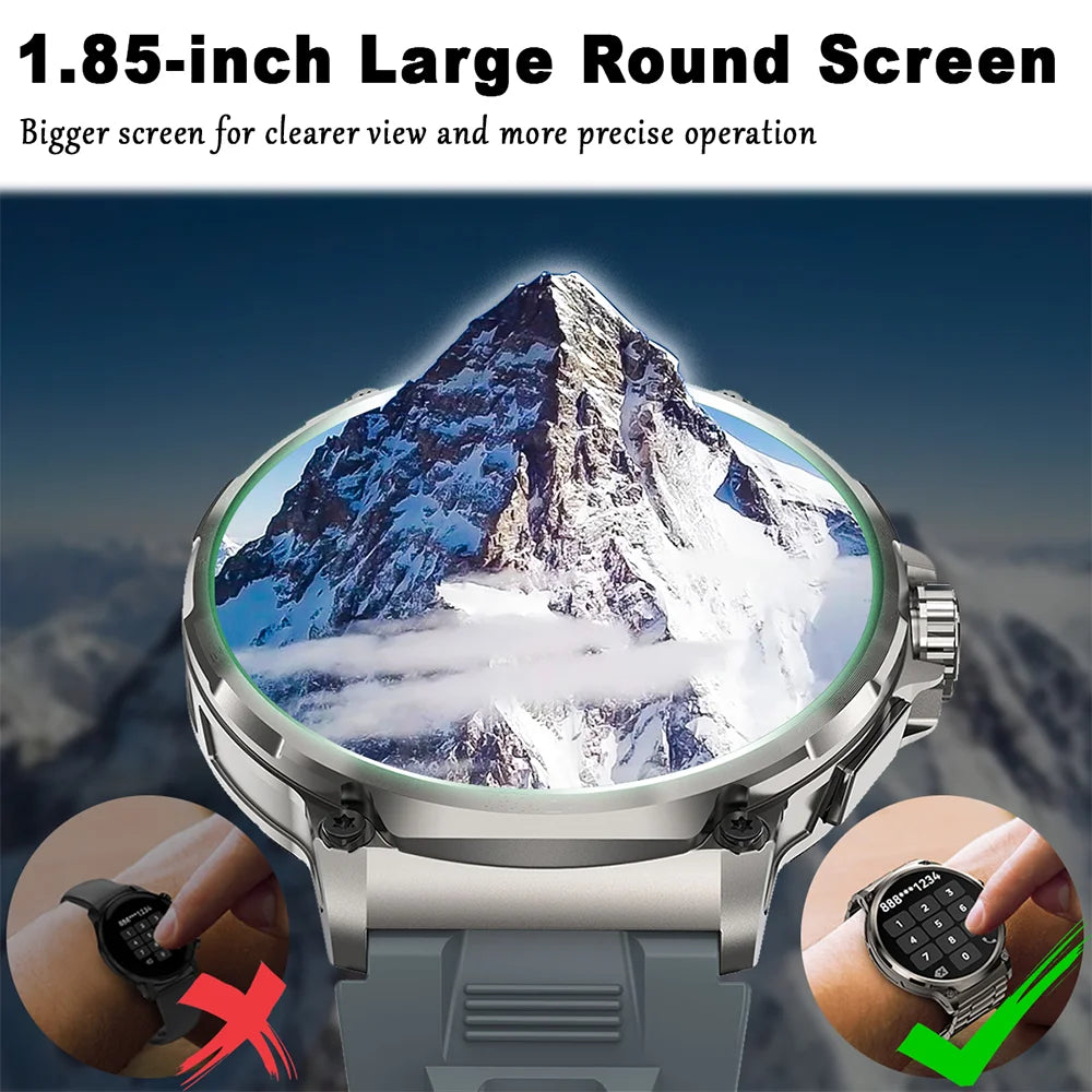 Smart Watch Men Fashion Sport Edition IP68Waterproof Fitness Tracker Man Classic Black Stainless Answer/Make Calls Smart Watches