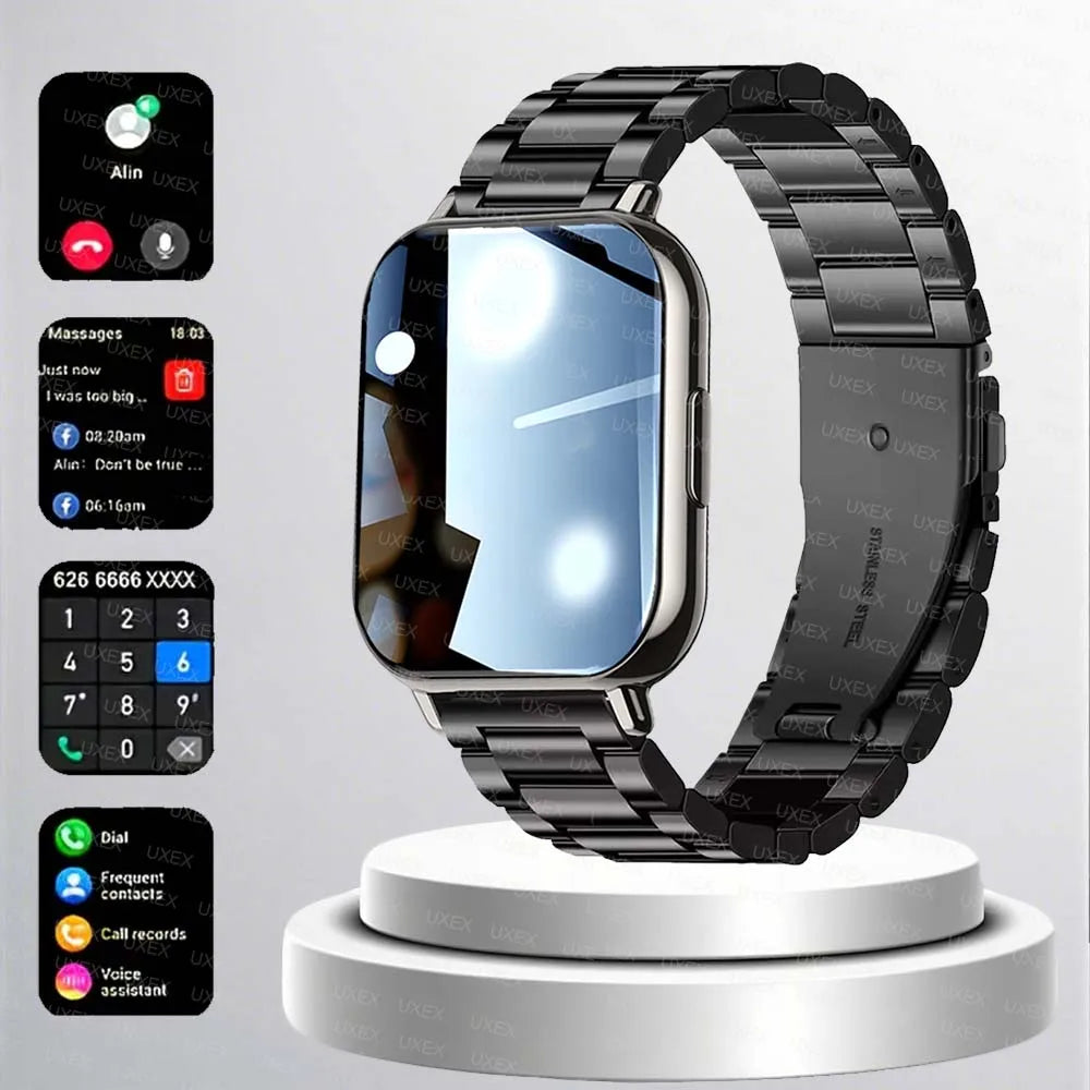 Fashion Smartwatch Men 1.83 HD Full Bluetooth Call Health Tracker Sports Making Ideal Gift Custom Photo Women Watches Exclusive