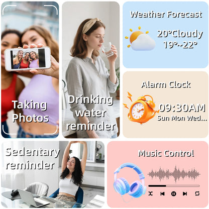 2025 New Smartwatch 1.83‘‘HD Screen with Wireless Call Sport Fitness Tracker Music Control Sedentary Reminder for Men Women Gift