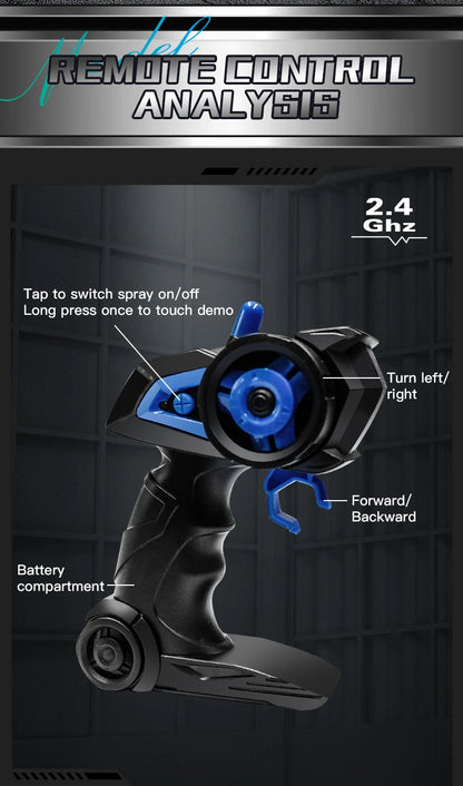 RC Truck 1:16 2.4GHZ RC Car Simulation Drift Climbing Truck With Spray and LED Lights RC Electric Truck Model Boy's Toys Gifts