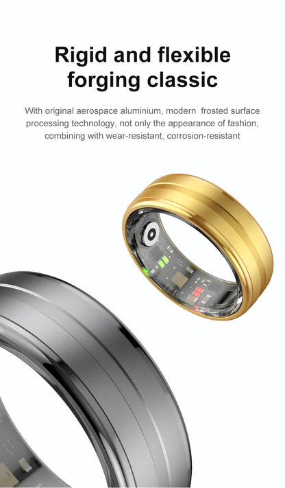 New R06 Smart Ring 2025 Mens Rings for Woman Mluti-Sport Mode Smartring with Charging Case, Fitness and Sleep Tracker for Xiaomi