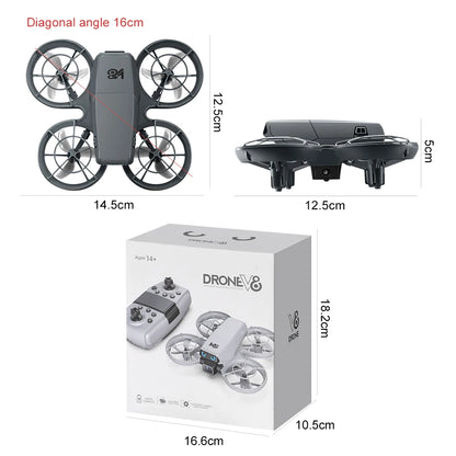 Xiaomi V86 Mini RC Drone 8K Aerial HD Intelligent Obstacle Avoidance Screen Remote Control Brushless Power GPS Helicopeter UAV