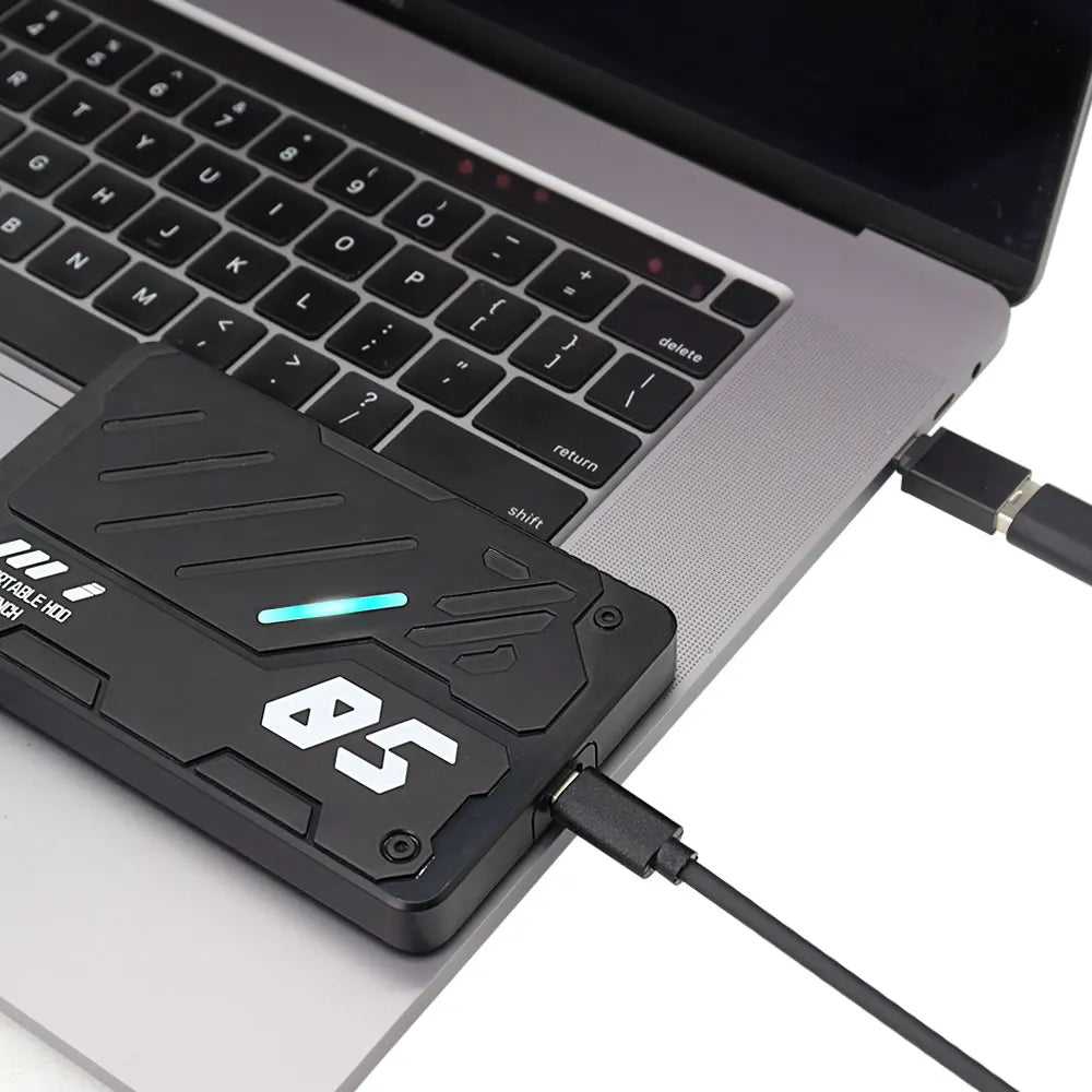 Portable External Hard Drive 1TB 750G 500G 320G 250G 160G USB3.0 USB3.1 2.5" Mecha RGB Storage Disk for PC PS5 PS5 Xbox Laptops
