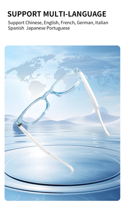 Smart glasses new color-changing lenses multifunctional sunglasses transparent anti-blue light eye protection for men and women